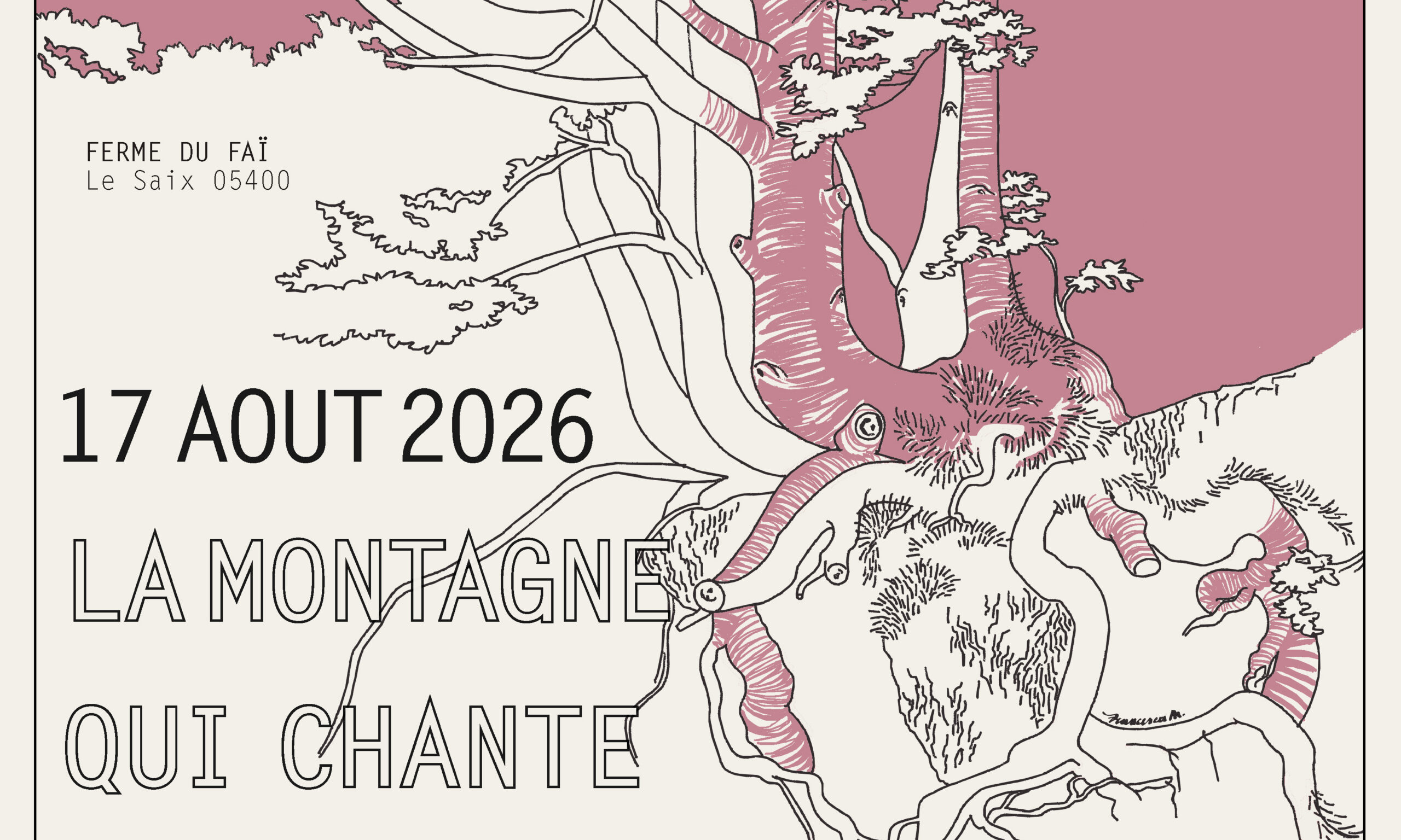 Affiche fête 17 août 2026